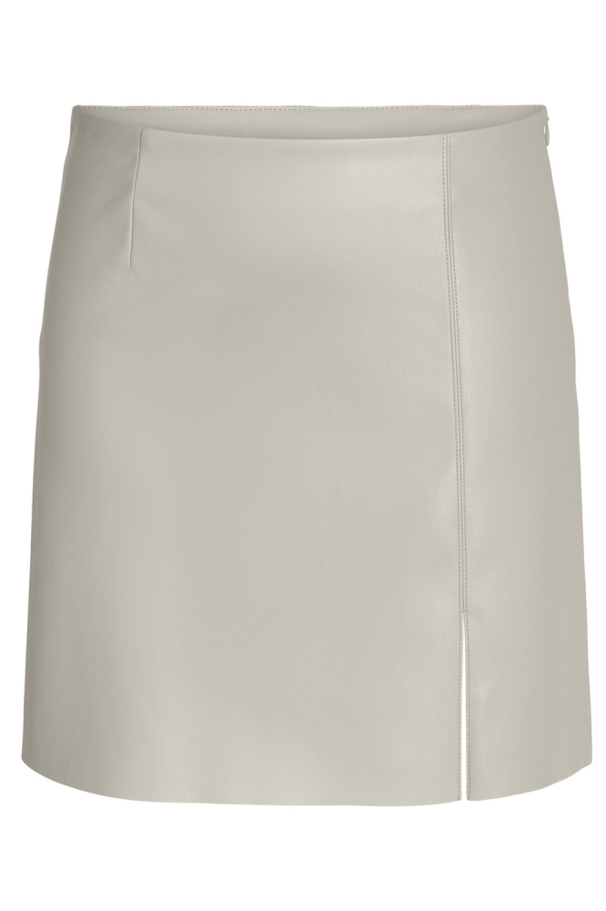 NMCLARA PENNY PU HW SLIT SKIRT NOOS 27021277 Moonbeam